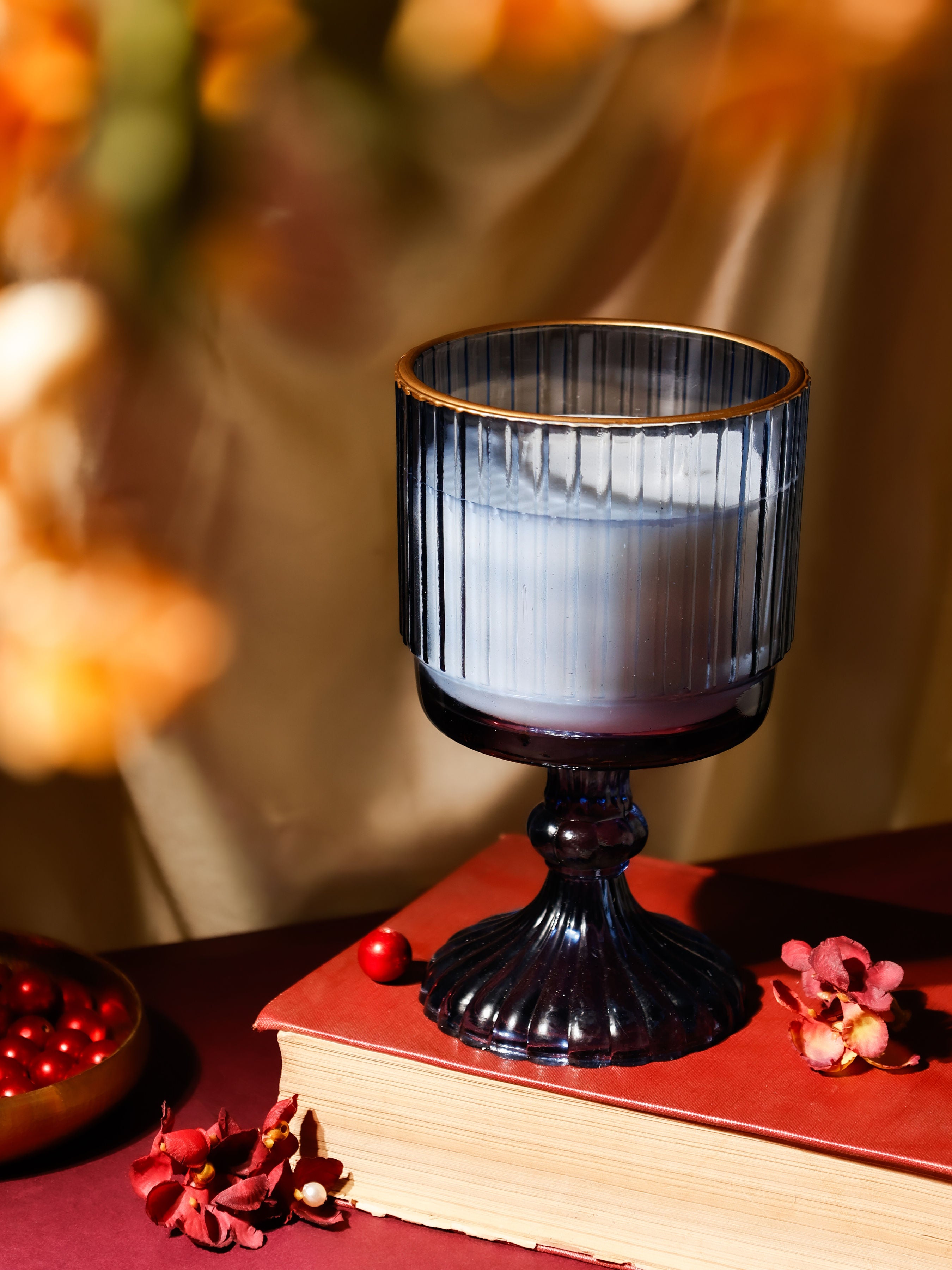 Whispering Woods – Vintage Jar Candle (Regal Blue)