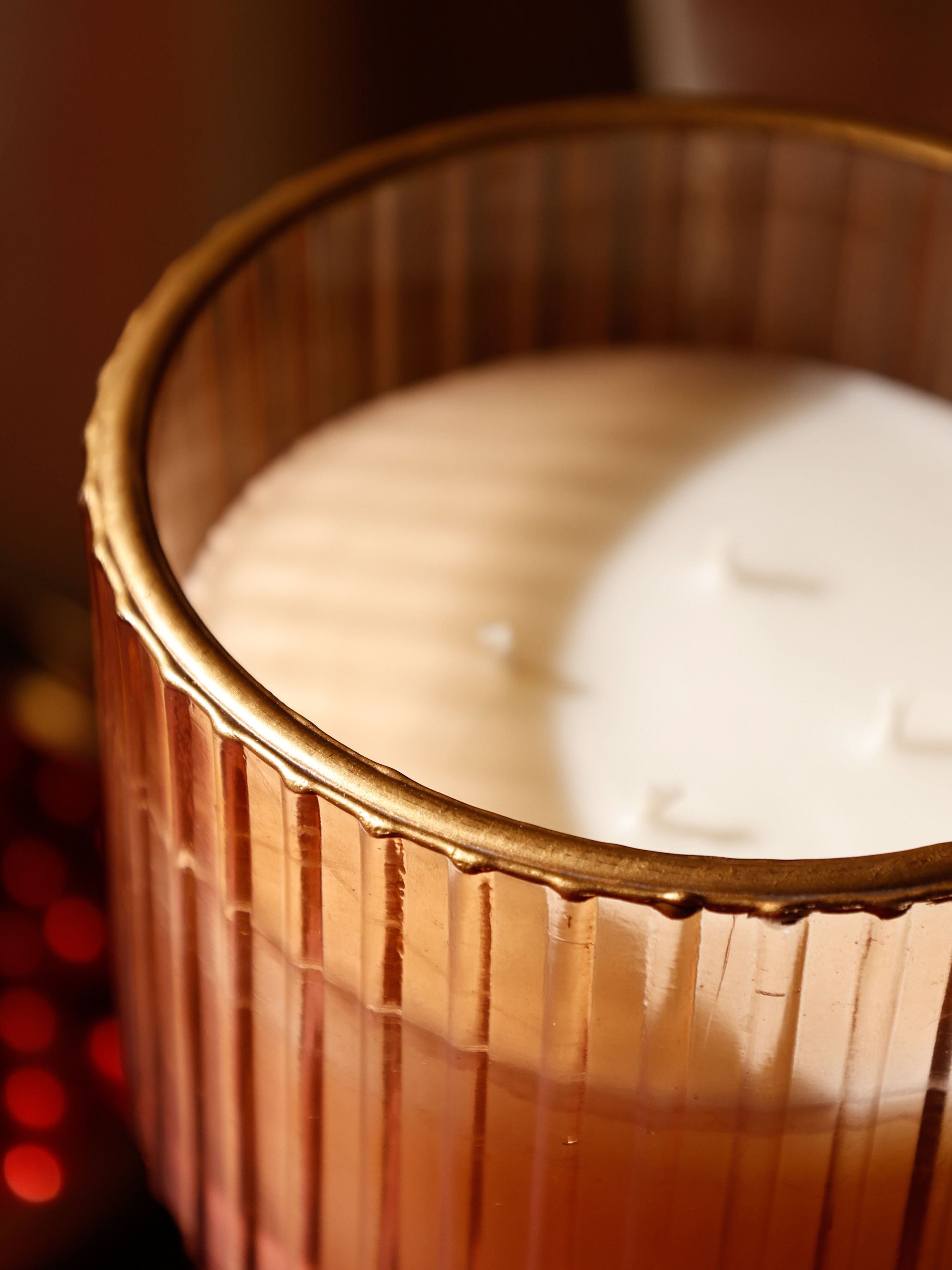 Moroccan Dusk – Vintage Jar Candle (Amber Peach)