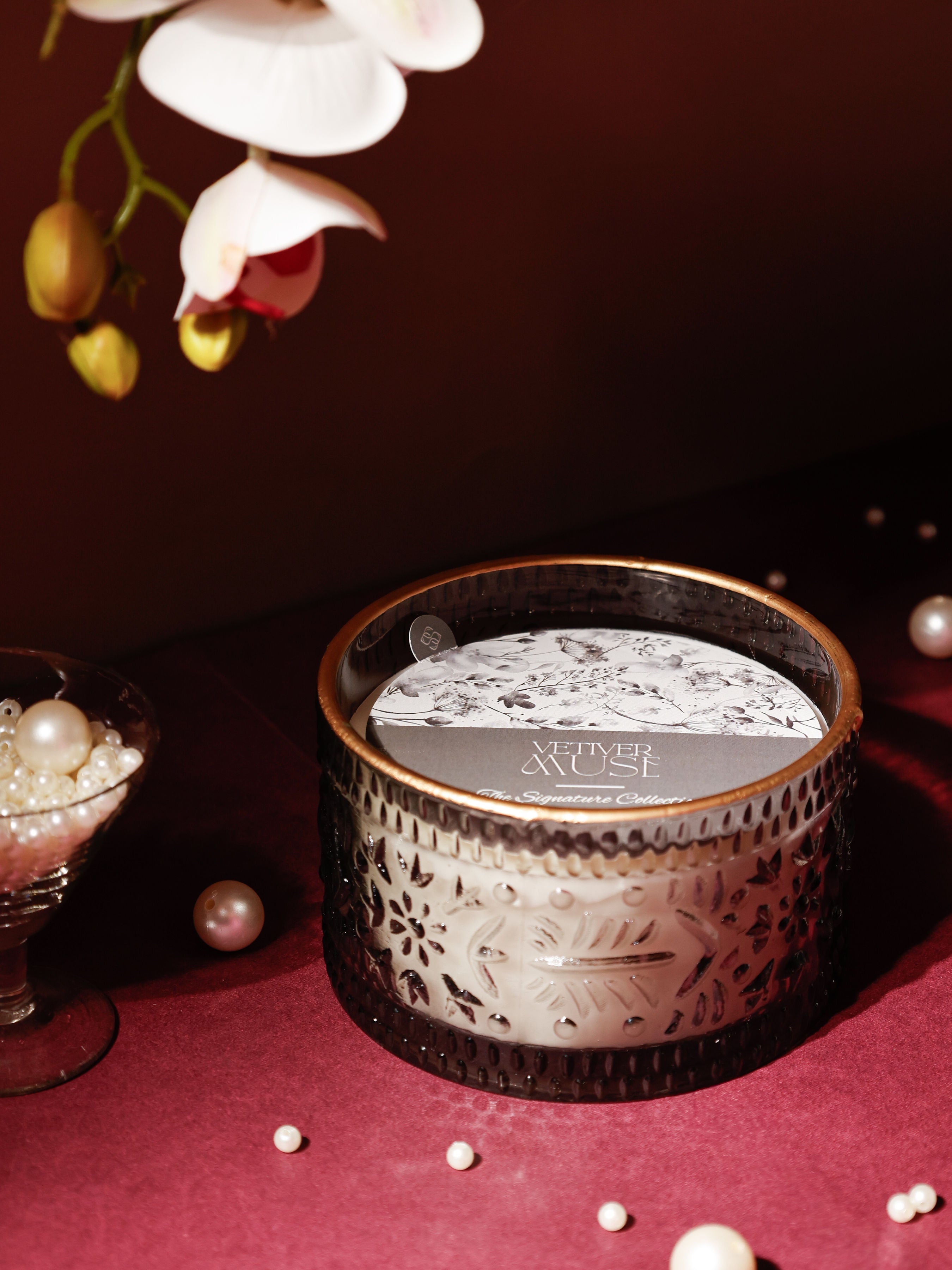 Vetiver Muse –Heritage Jar Candle | Green Tea & Vetiver