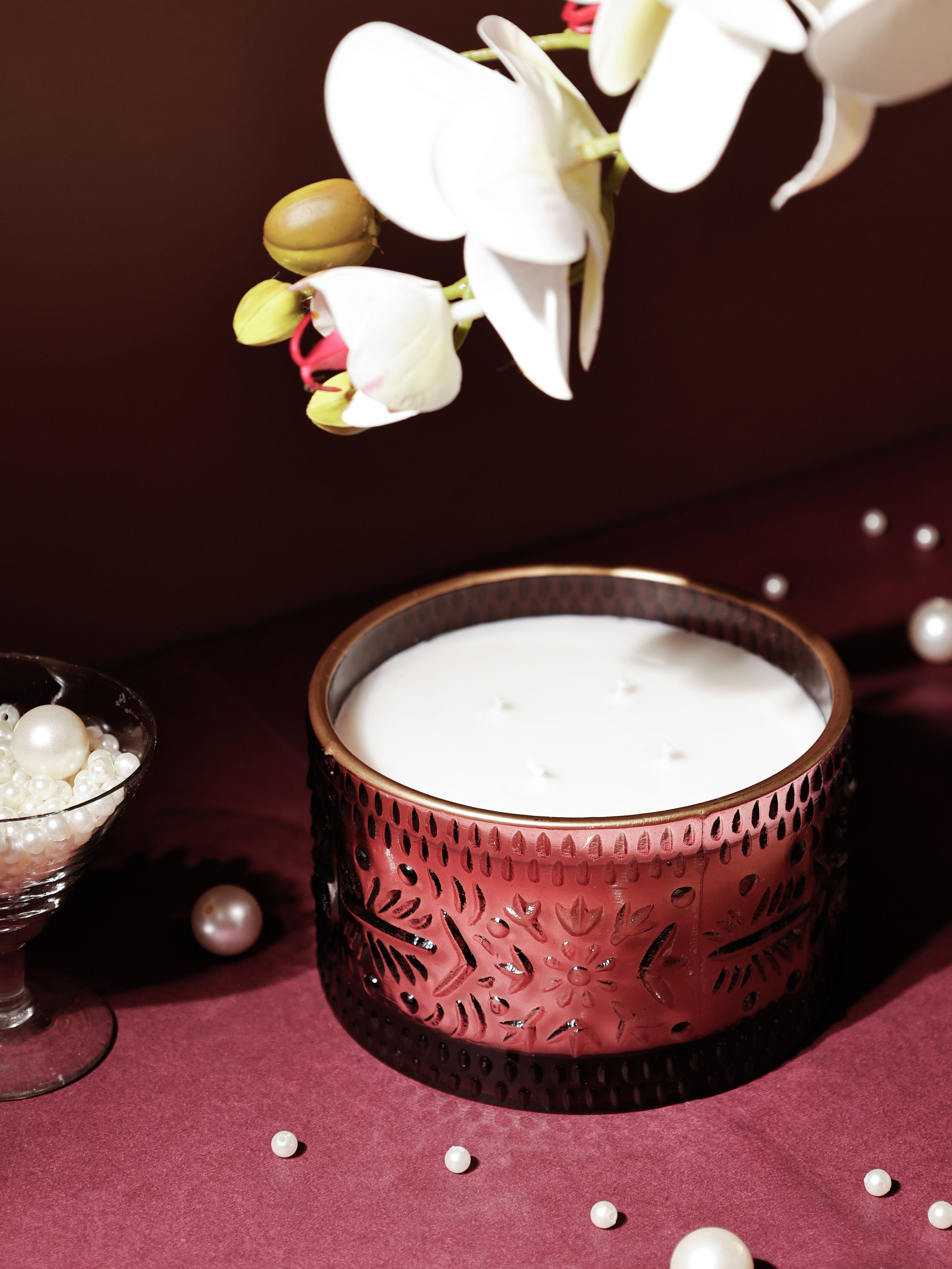 Havana Dusk – Luxe Heritage Jar Candle (Wine)