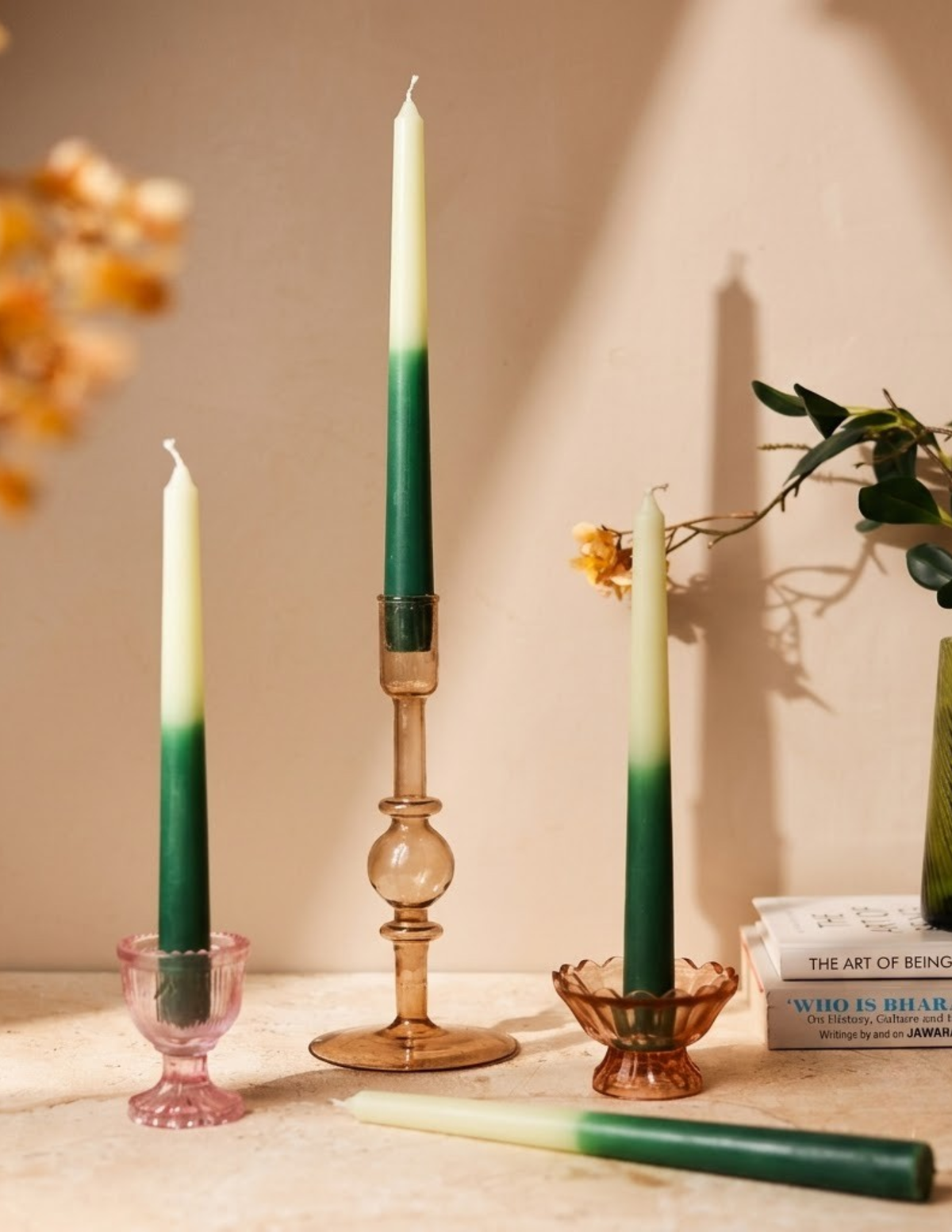 Forest Fern– Taper Candles (Set of 4) | Spruce Pine and Cedar Wood Smiisenses