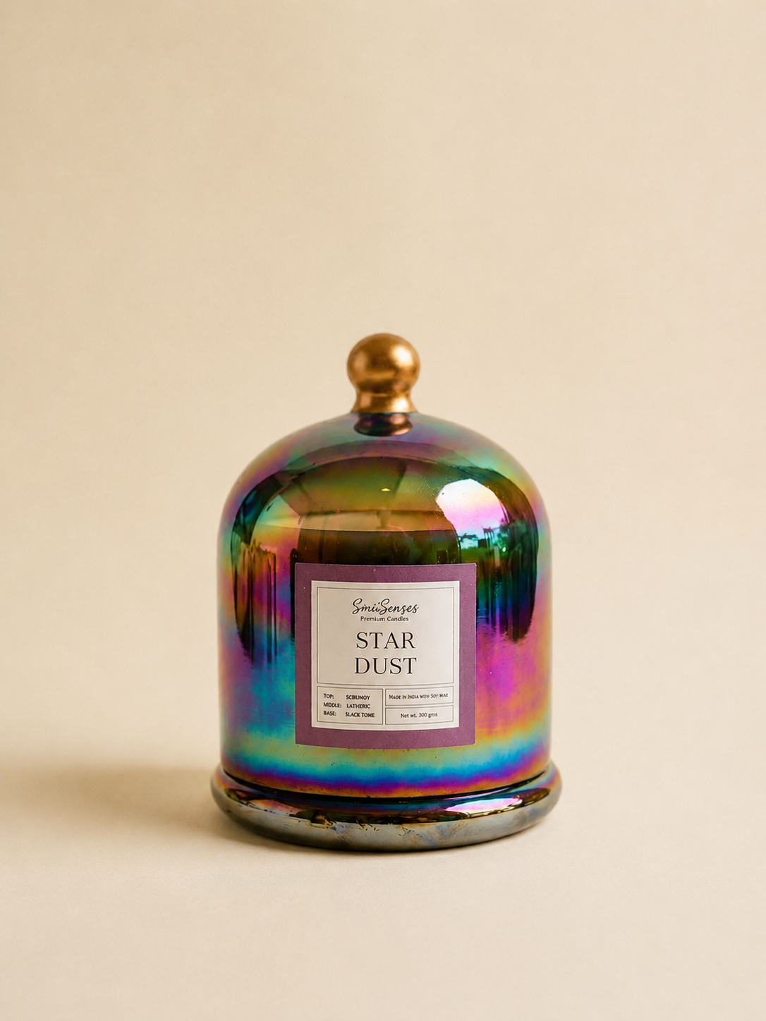 Star Dust | 2-Wick Bell Jar | Bergamot & Lavender