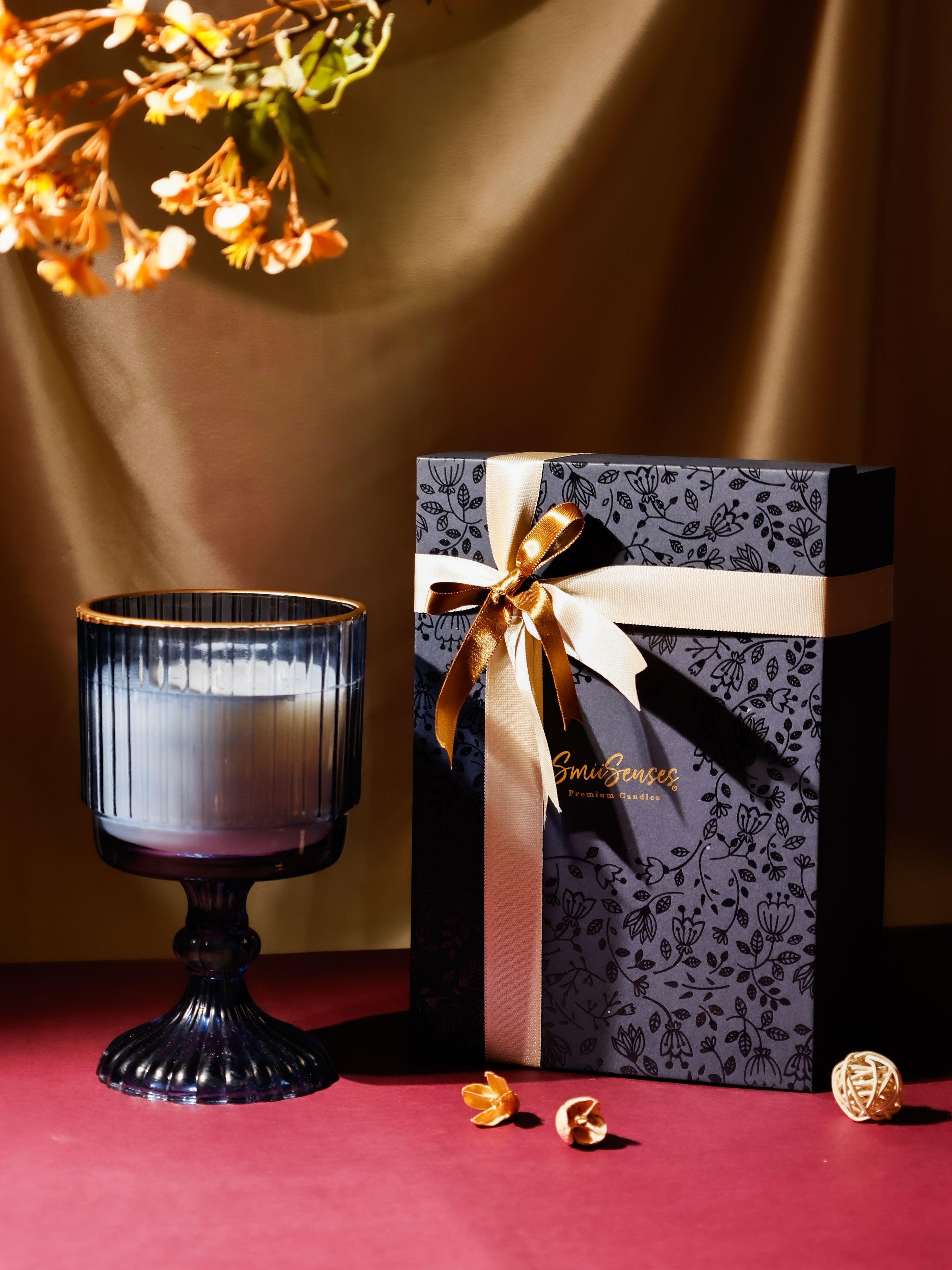 Whispering Woods – Vintage Jar Candle (Regal Blue)