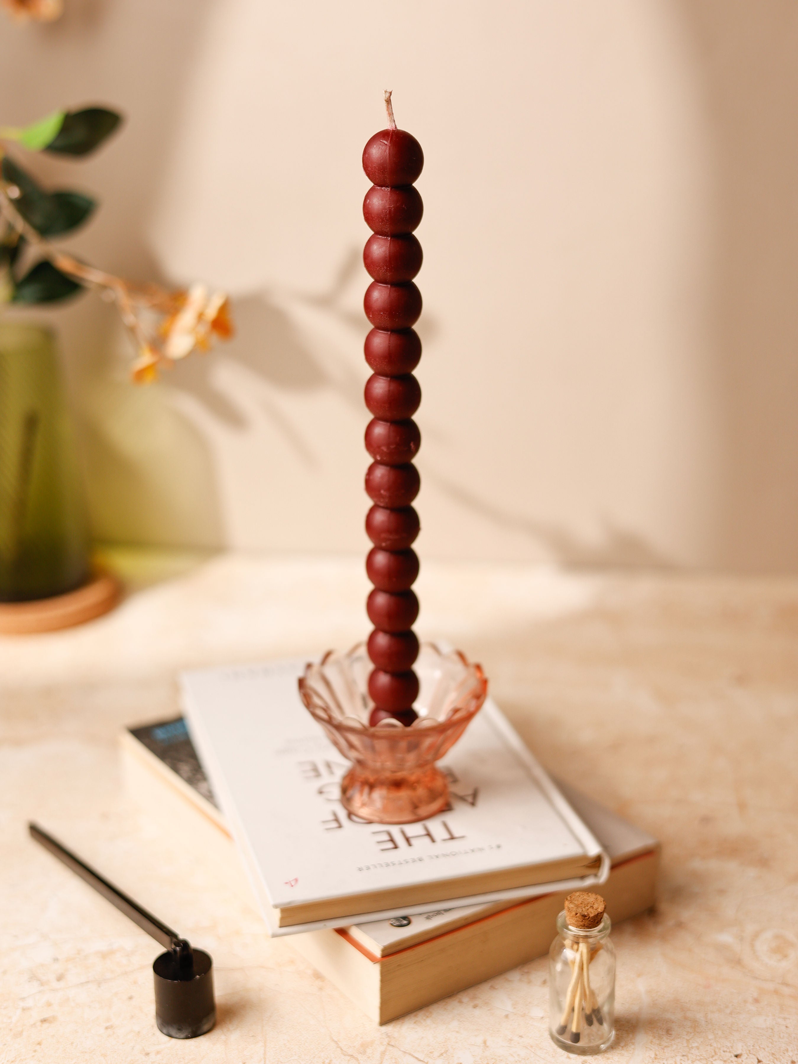 Berry Blush – Bubble Taper Candles (Set of 4) | Fruity Infusion