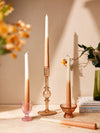 Caramel Delight – Ombre Taper Candles (Set of 4) | Cream & Caramel
