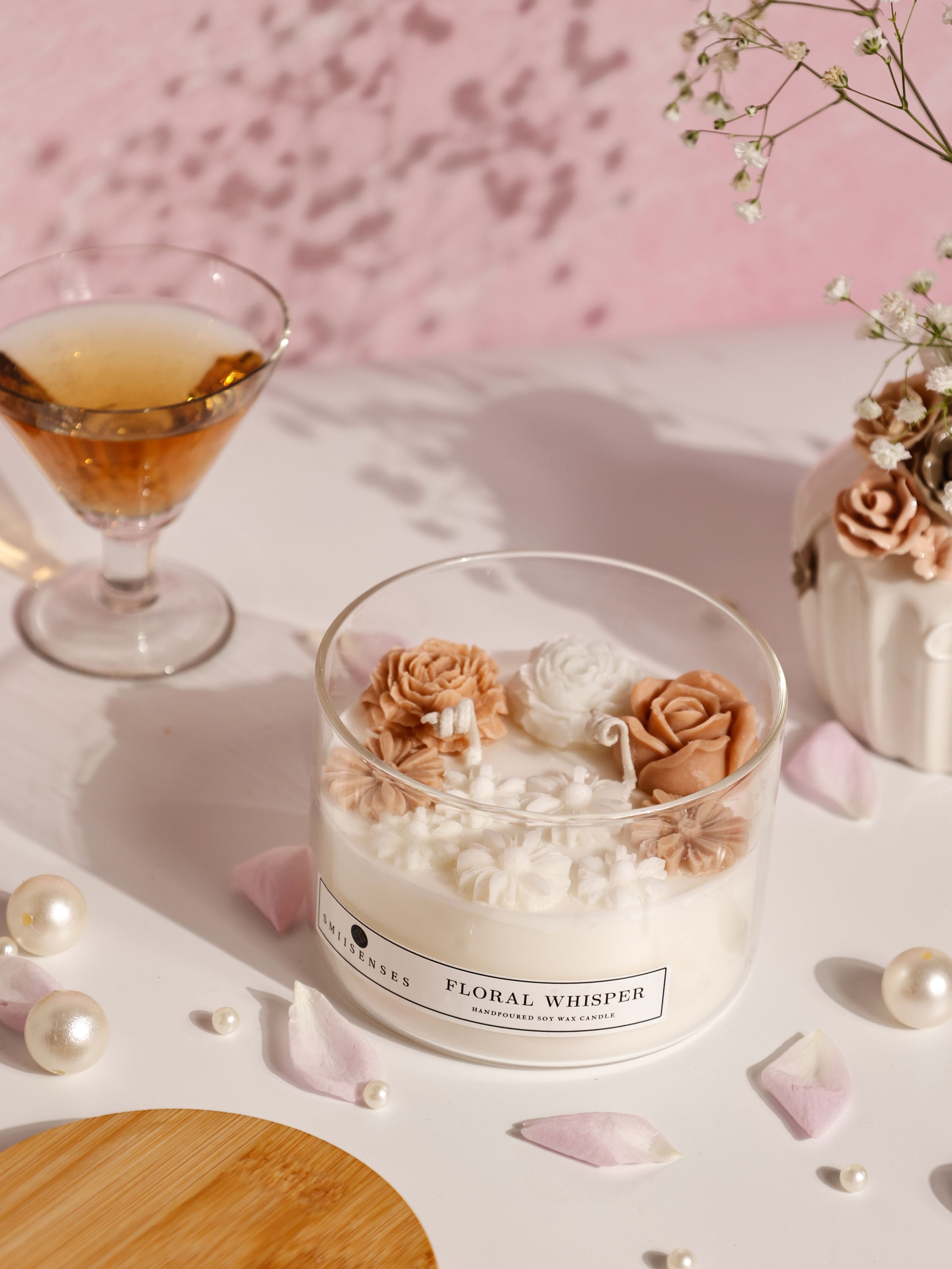 Mix Bouquet – Floral Whispers Decorative Candle | Gardenia & White Florals