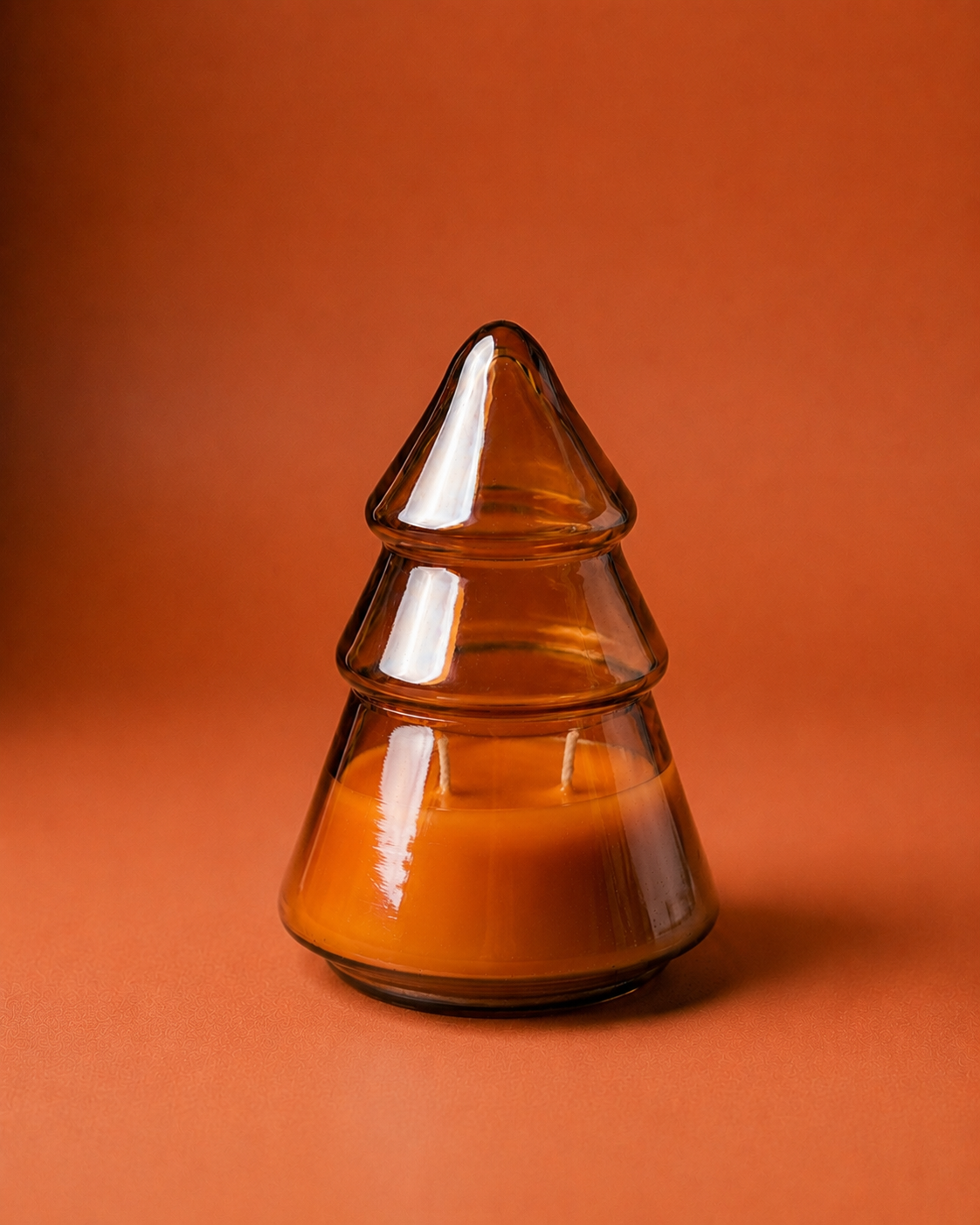 Christmas Glow - Glass Tree Candle