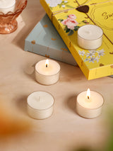 Orchard Blossoms Jumbo Party Tealights (Set of 25) - 8 hours burn time
