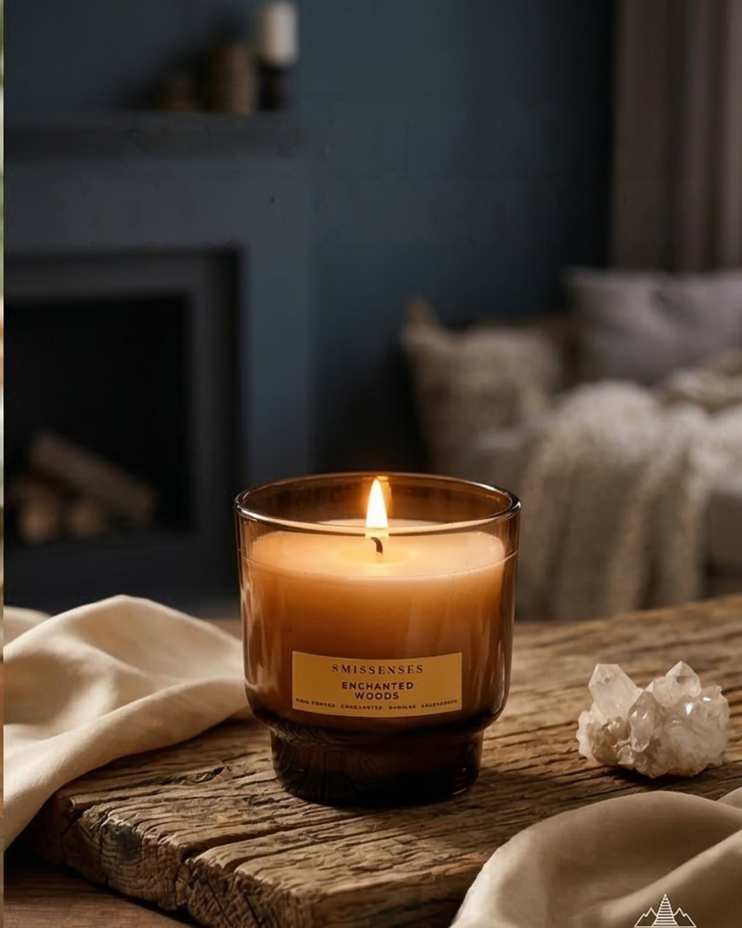 Enchanted Woods – Scented Candle with Eco-Friendly Plantable Lid  | Fern, Eucalyptus & Cedarwood