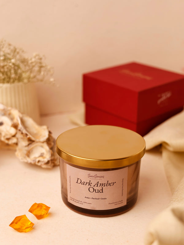 Dark Amber Oud 3-wick Candle