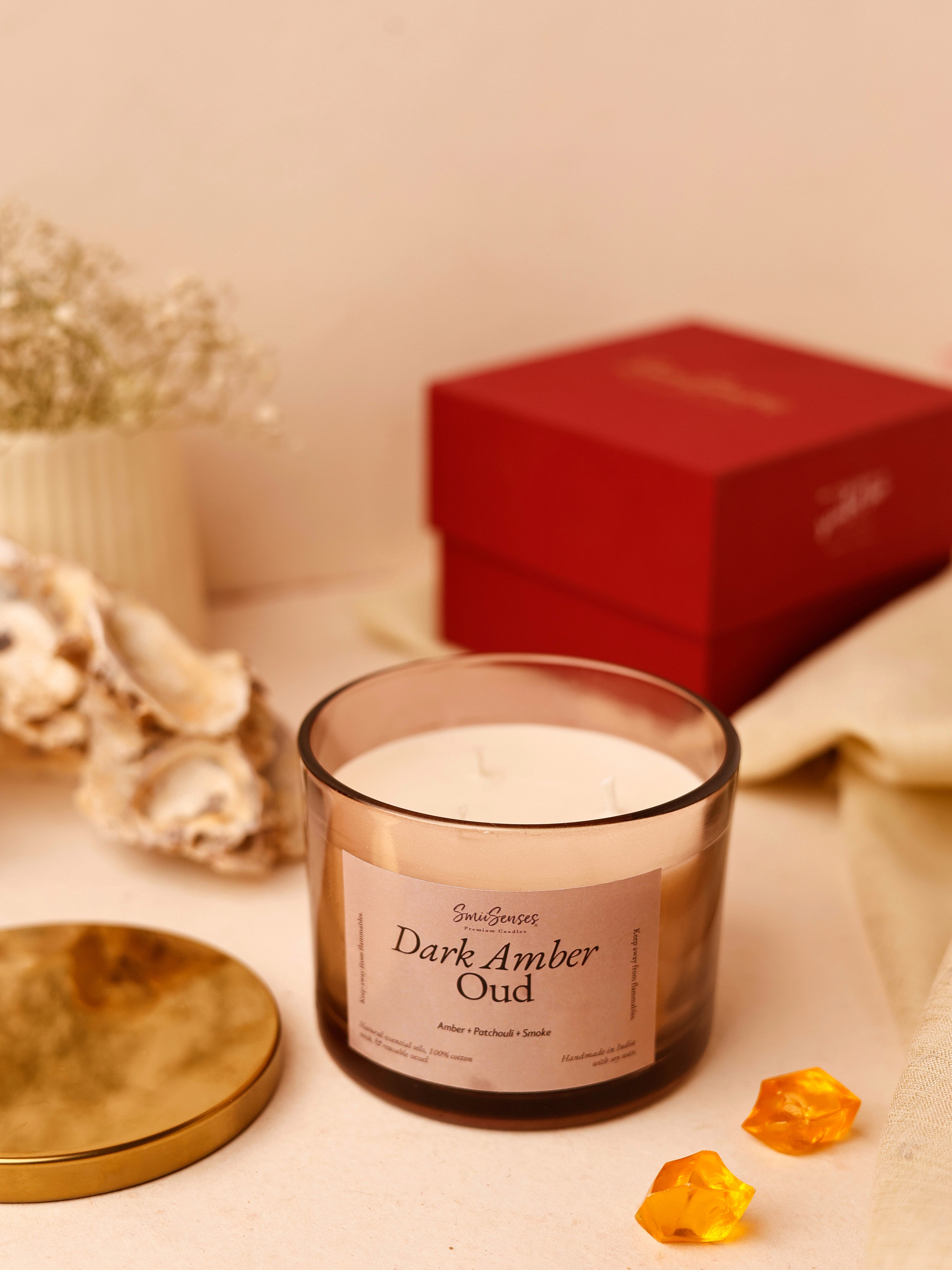 Dark Amber Oud 3-wick Candle