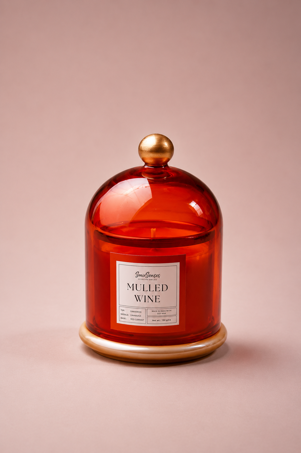 Mulled Wine | Small Bell Jar | Mandarin & Red Current