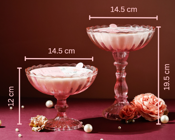 Cyprès Noire – Set of 2 Luxury Blush Jar Candles