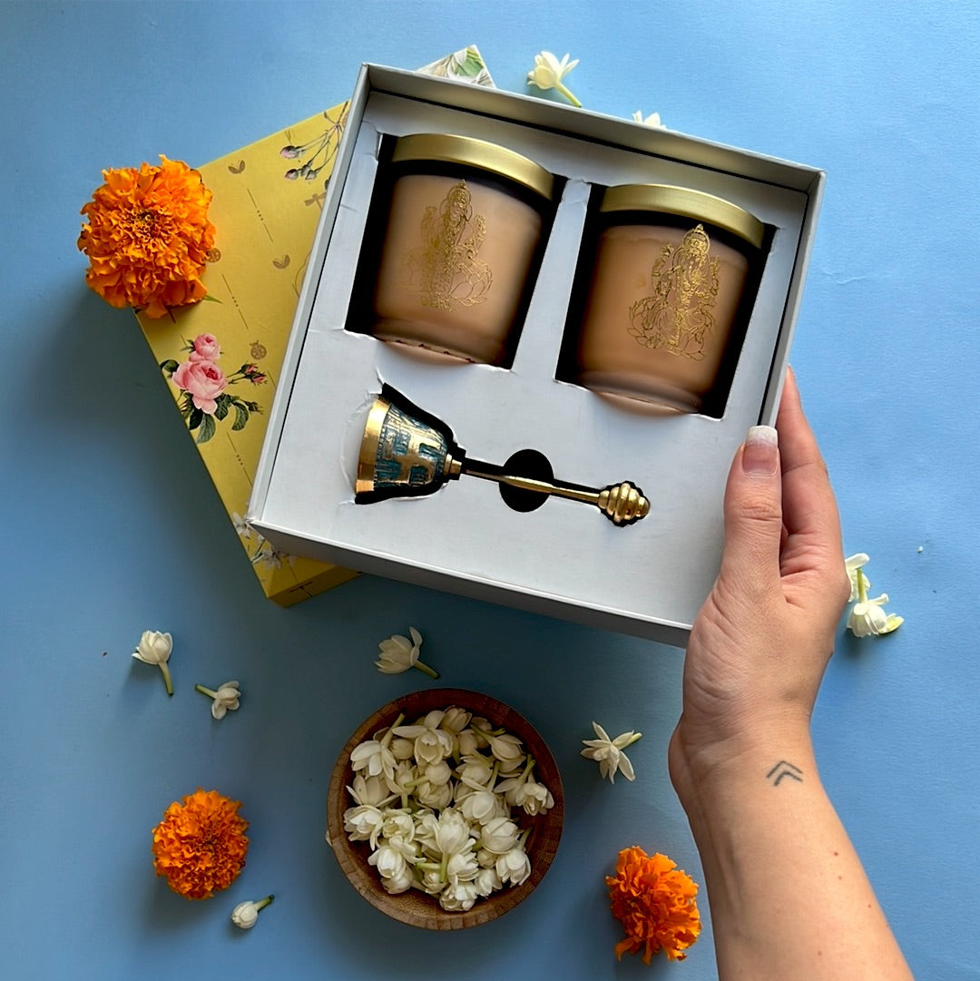 Lakshmi & Ganesh Limited Edition Gift Box with Bell